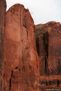 BASE Jumping off Old Tombstone.