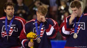 USA vs. Canada, gold medal hockey, Sunday afternoon at the E Center, 2002 Olympic Winter Games.; 02.24.2002, 3:13:58 PM