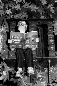 The boy in the tree at LDS Temple Square, february 1988.