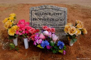 Rulon T. Jeffs. Isaac W. Carling Memorial Park, Colorado City, Friday March 16, 2018.