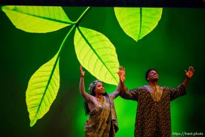 (Trent Nelson | The Salt Lake Tribune)  
The dress rehearsal for “Be One,” an event put on by the LDS Church to celebrate the 1978 revelation on the priesthood on its 40th anniversary (which is June 1), in Salt Lake City, Thursday May 31, 2018.