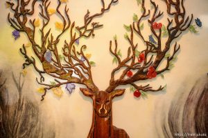 (Trent Nelson | The Salt Lake Tribune) A detail from Arash Rahimi's 