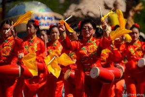 (Trent Nelson | The Salt Lake Tribune)   The Days of '47 Parade in Salt Lake City, Tuesday July 24, 2018. Utah Chinese Association.