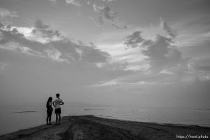 sunset at great salt lake 
, Tuesday July 31, 2018.