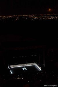 David Byrne at Red Rocks, Monday Aug. 27, 2018.
