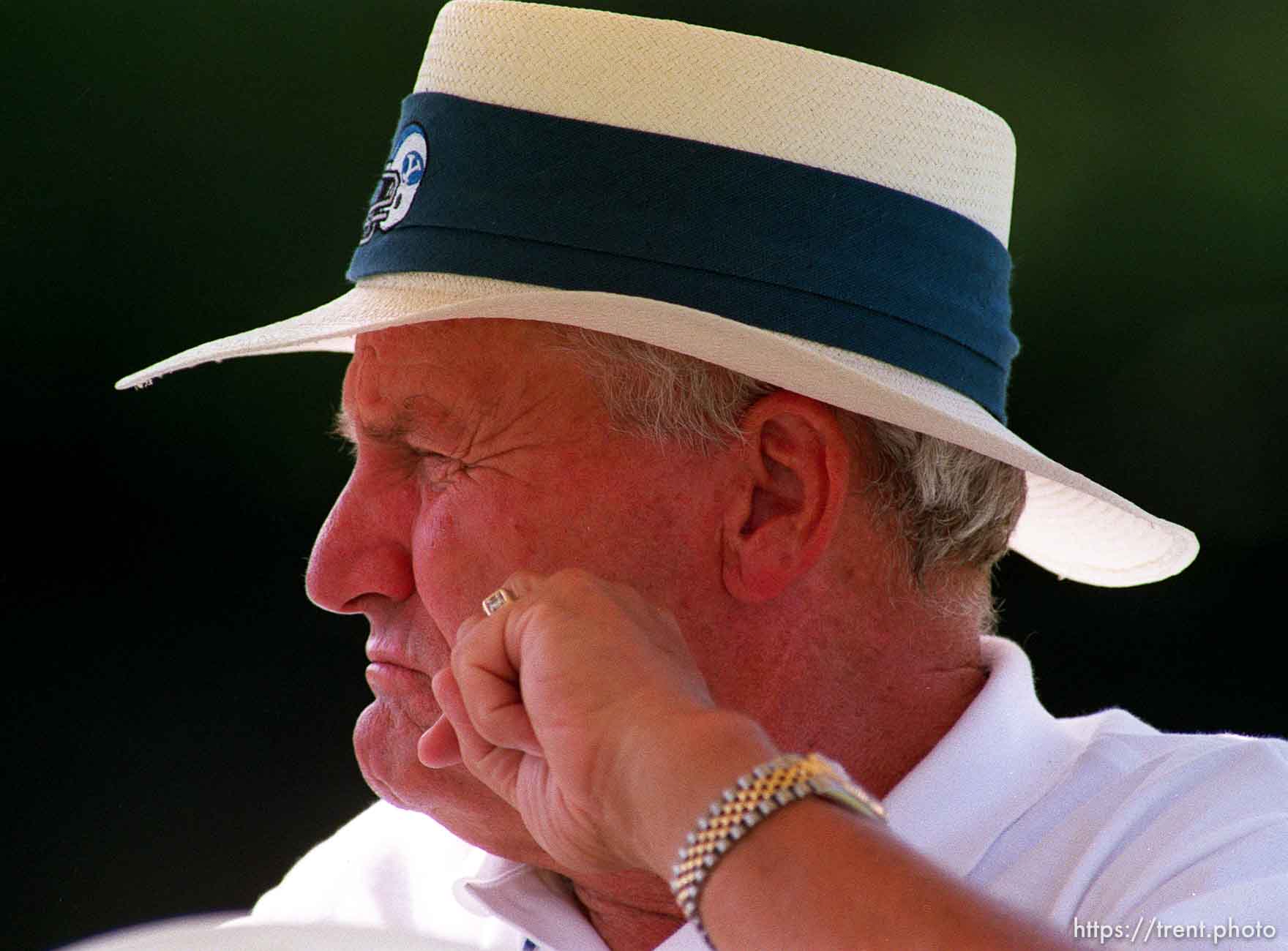 BYU football coach Lavell Edwards