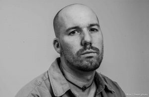 Tribune reporter Matthew D. LaPlante before he leaves for Iraq