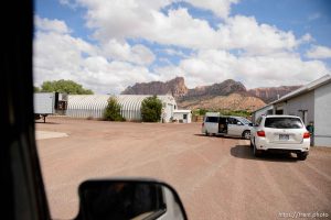 Trent Nelson  |  The Salt Lake Tribune UEP eviction of south yard, former FLDS storehouse complex, Monday May 8, 2017.