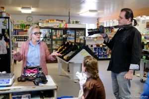 Trent Nelson  |  The Salt Lake Tribune
short creek trading company grocery store, given eviction notice by UEP trust, Monday May 8, 2017.  christine marie, tolga katas