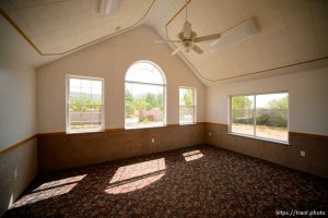Trent Nelson  |  The Salt Lake Tribune An empty UEP Trust home in Colorado City, AZ, vacated by an FLDS family as eviction loomed, Monday May 8, 2017.