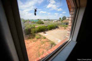 Trent Nelson  |  The Salt Lake Tribune An empty UEP Trust home in Colorado City, AZ, vacated by an FLDS family as eviction loomed, Monday May 8, 2017.