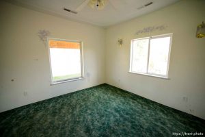 Trent Nelson  |  The Salt Lake Tribune An empty UEP Trust home in Colorado City, AZ, vacated by an FLDS family as eviction loomed, Monday May 8, 2017.