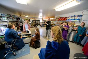 Trent Nelson  |  The Salt Lake Tribune
short creek trading company, an FLDS grocery, given eviction notice from UEP trust, Monday May 8, 2017. christine marie, tolga katas