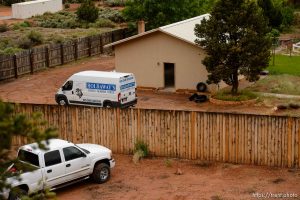 Trent Nelson  |  The Salt Lake Tribune UEP eviction of property at 560 E Johnson Ave, Colorado City, AZ, Wednesday May 10, 2017.