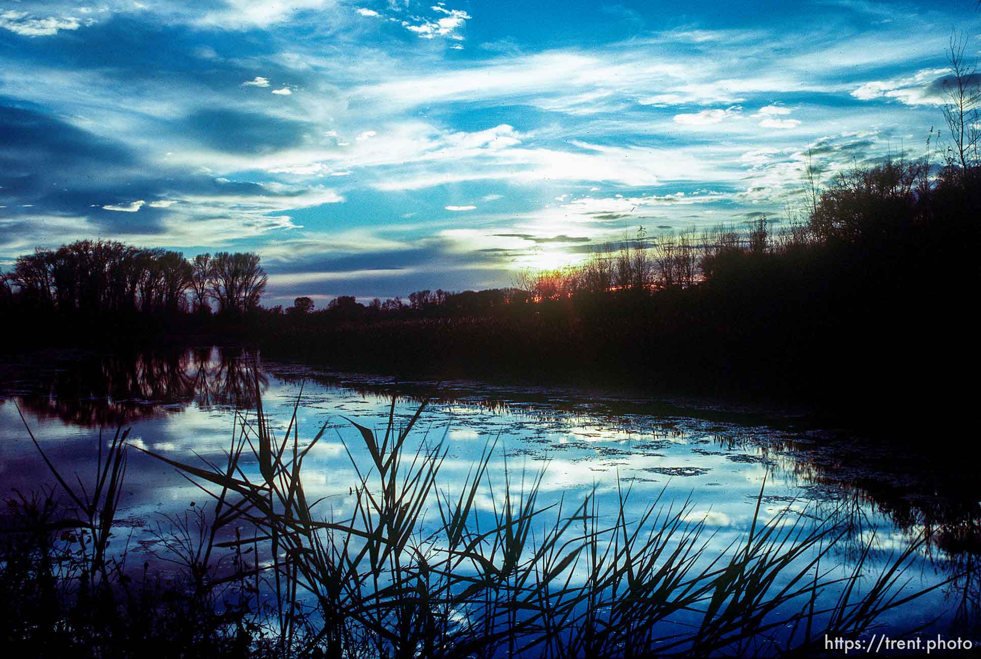 River near Rexburg, October 1987.