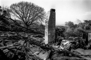 Abandoned sanitarium, 1987.