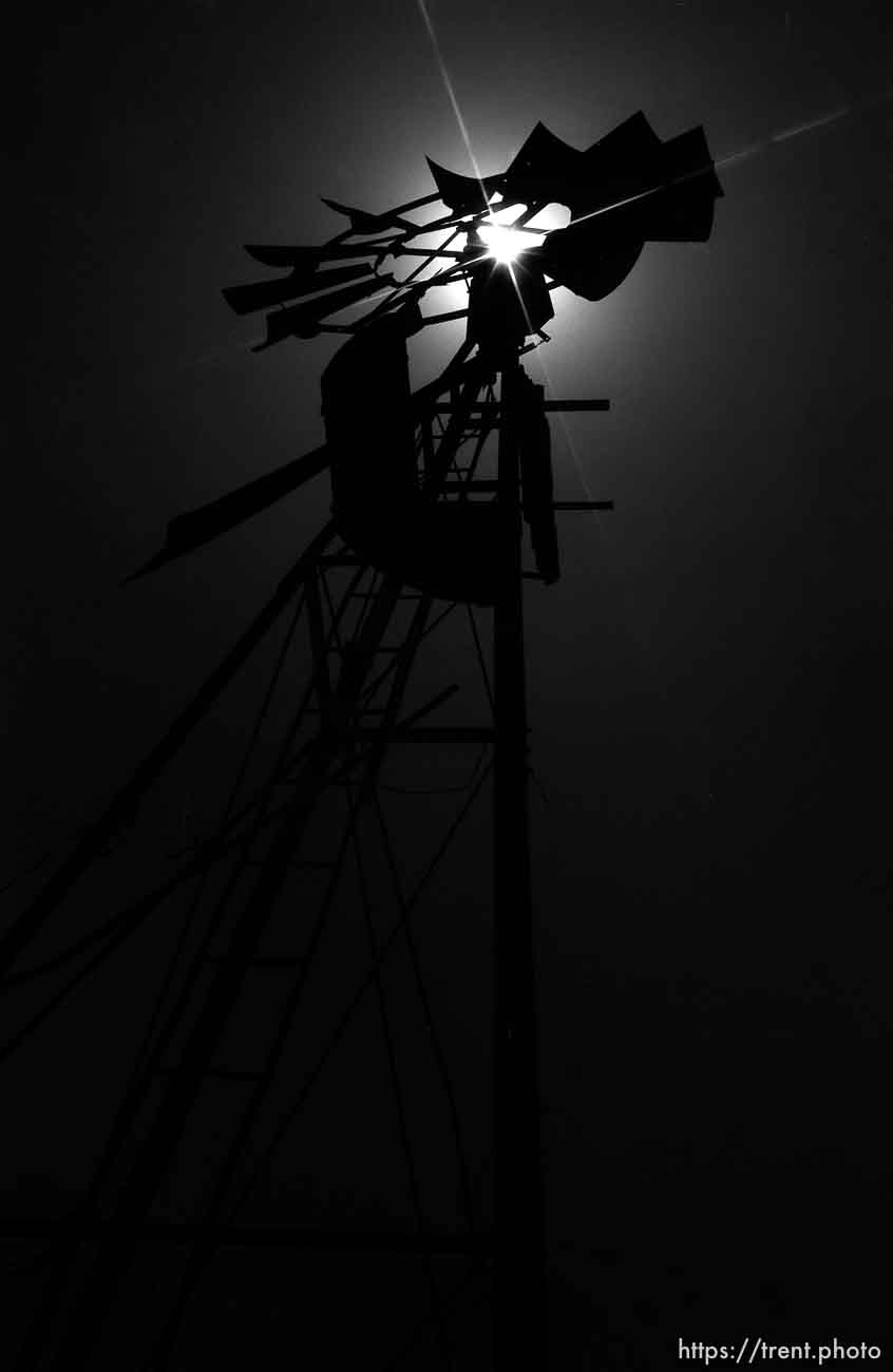 Windmill and farm on Dougherty Road.