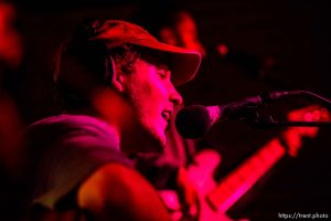 (Trent Nelson  |  The Salt Lake Tribune)   Jack Rutter performs with his solo project Ritt Momney at Kilby Court in Salt Lake City on Monday June 24, 2019.