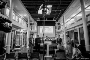 (Trent Nelson  |  The Salt Lake Tribune)  
 as community groups present a joint vision for a second Salt Lake City Games at a news conference in Salt Lake City on Wednesday Oct. 9, 2019.