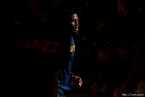 (Trent Nelson  |  The Salt Lake Tribune)   as the Utah Jazz hosts the Sacramento Kings, NBA basketball in Salt Lake City on Monday Oct. 14, 2019.