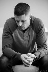 (Trent Nelson  |  The Salt Lake Tribune)
Doyle Dockstader left the Fundamentalist Church of Jesus Christ of Latter-Day Saints (FLDS), suffered from drug and alcohol abuse, and considered suicide. Now he is talking about ways to help other ex-FLDS members. Dockstader was photographed in West Jordan on Friday Oct. 18, 2019.