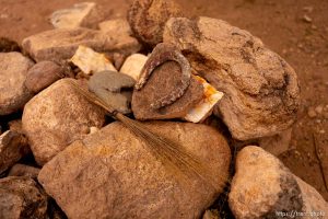 (Trent Nelson  |  The Salt Lake Tribune) The cemetery in La Mora, Sonora on Thursday Nov. 7, 2019.