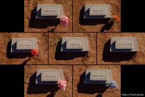 Markers for victims of the 2015 flash flood