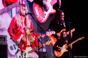 (Trent Nelson  |  The Salt Lake Tribune) Skating Polly! performs at the Awards Night Ceremony for the Sundance Film Festival in Kimball Junction on Saturday, Feb. 1, 2020.