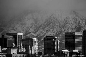 skyline on Tuesday, Feb. 4, 2020.