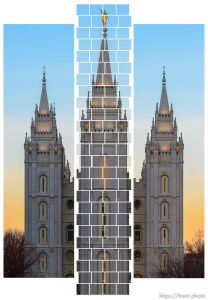 (Trent Nelson  |  The Salt Lake Tribune) LDS Temple, Salt Lake City on Thursday, March 5, 2020.