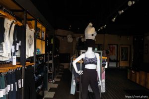 (Trent Nelson  |  The Salt Lake Tribune) CorePower Yoga in Salt Lake City, closed and empty on Tuesday, April 7, 2020.