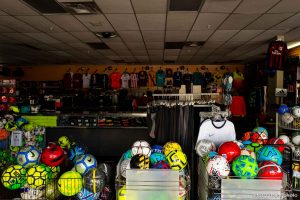(Trent Nelson  |  The Salt Lake Tribune) Soccer International in Salt Lake City, closed and empty on Tuesday, April 7, 2020.
