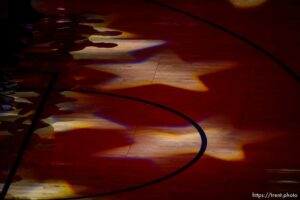 (Trent Nelson  |  The Salt Lake Tribune)   as the Utah Jazz host the Houston Rockets, NBA basketball in Salt Lake City on Friday, March 12, 2021.