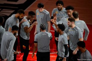 (Trent Nelson  |  The Salt Lake Tribune)   as the Utah Jazz host the Brooklyn Nets, NBA basketball in Salt Lake City on Wednesday, March 24, 2021.