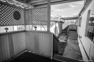 (Trent Nelson  |  The Salt Lake Tribune)  The property owner of a 50-unit mobile home park in Riverdale is attempting to rezone and redevelop the site. In the meantime, the landlord has raised rent by $200 a month.  on Wednesday, April 7, 2021.