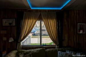 (Trent Nelson  |  The Salt Lake Tribune)  The property owner of a 50-unit mobile home park in Riverdale is attempting to rezone and redevelop the site. In the meantime, the landlord has raised rent by $200 a month.  on Wednesday, April 7, 2021.