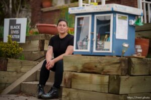 (Trent Nelson  |  The Salt Lake Tribune) Kaitlyn Mahoney, a 35-year-old editor who grew up in Provo, has launched a crowdfunding campaign to create a 