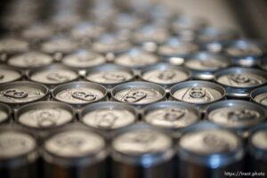 (Trent Nelson  |  The Salt Lake Tribune) Canned cocktails at Simplicity Canned Cocktails in Salt Lake City on Monday, May 17, 2021.