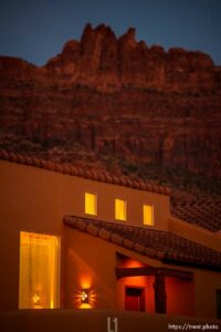 (Trent Nelson  |  The Salt Lake Tribune) Rim Village, a subdivision in Moab on Thursday, July 15, 2021.
