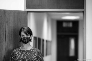 (Trent Nelson  |  The Salt Lake Tribune) 
Dr. Angela Dunn, executive director of Salt Lake County Health Department
<pre><code>           Jenny Wilson, Salt Lake County mayor
</code></pre>
<p>What:   Announcement of Dr. Dunn’s decision about whether to issue a public health “order of constraint” requiring masks in Salt Lake County schools
on Tuesday, Aug. 10, 2021."></a><a href=