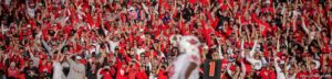(Trent Nelson  |  The Salt Lake Tribune)  as the Utah Utes face the Ohio State Buckeyes at the Rose Bowl in Pasadena, Calif., on Saturday, Jan. 1, 2022.