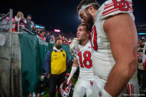 (Trent Nelson  |  The Salt Lake Tribune)  as the Utah Utes face the Ohio State Buckeyes at the Rose Bowl in Pasadena, Calif., on Saturday, Jan. 1, 2022.