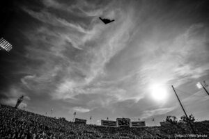 (Trent Nelson  |  The Salt Lake Tribune)  as the Utah Utes face the Ohio State Buckeyes at the Rose Bowl in Pasadena, Calif., on Saturday, Jan. 1, 2022.