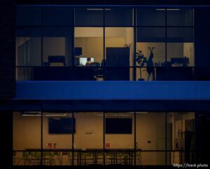 Office worker, dawn,  on Wednesday, Jan. 12, 2022.