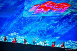 (Trent Nelson  |  The Salt Lake Tribune) during the opening ceremony of the 2022 Winter Olympics at the National Stadium ,the Bird's Nest, in Beijing on Friday, Feb. 4, 2022.