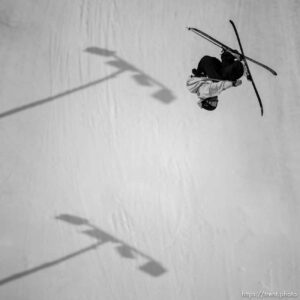 (Trent Nelson  |  The Salt Lake Tribune)  competes in the big air men's final at the 2022 Winter Olympics in Beijing on Wednesday, Feb. 9, 2022.