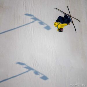(Trent Nelson  |  The Salt Lake Tribune)  competes in the big air men's final at the 2022 Winter Olympics in Beijing on Wednesday, Feb. 9, 2022.