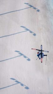 (Trent Nelson  |  The Salt Lake Tribune) Colby Stevenson big air men's final at the 2022 Winter Olympics in Beijing on Wednesday, Feb. 9, 2022.