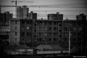 train ride through China, from  beijing to zhangjiakou on Feb. 12, 2022.