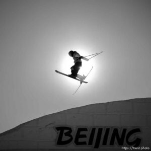 (Trent Nelson  |  The Salt Lake Tribune)  in the freeski slopestyle finals at the 2022 Beijing Winter Olympics in Zhangjiakou on Wednesday, Feb. 16, 2022.